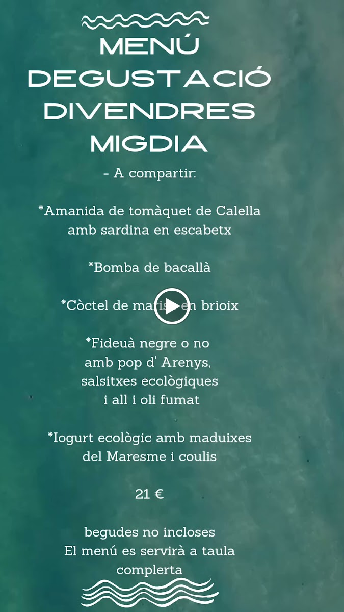 Menu Sardineta Bistrot De Yolanda Majó-6
