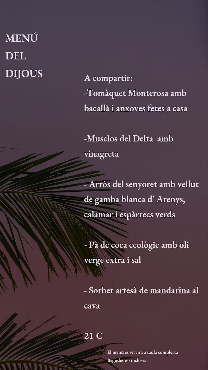 Menu Sardineta Bistrot De Yolanda Majó-7